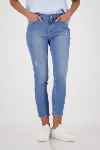 monari - ⅞-Jeans mit Strasssteinen jeans - Gr. - 38