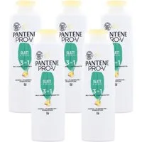Pantene Haarshampoo 5 x Pantene Pro-V Glatt & Seidig 3in1 je 250ml Shampoo Spülung Pflege
