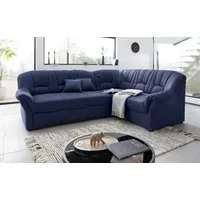 DOMO collection Ecksofa Bahia, zeitlos und elegant, bequeme Armlehnen, L-Form, wahlweise mit Bettfunktion
