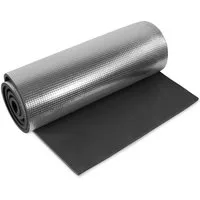 normani Thermomatte Ultraleichte Isomatte ISO compact, Aluminium Outdoormatte Isoliermatte Isomatte mit Aluminiumbeschichtung
