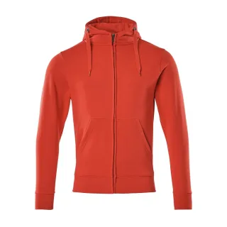 MASCOT Herren Gimont Kapuzensweatshirt mit Reißverschluss CROSSOVER Verkehrsrot M - 51590-970-202-M