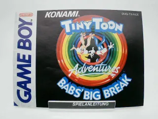 Tiny Toon Adventures: Babs'big break [Nintendo Game Boy] Anleitung