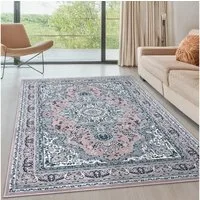 OTTO home Teppich Oriental, Made in Belgium, rechteckig, Höhe: 7 mm, Orient-Optik, mit Bordüre, Teppich, Kurzflor, Weich, Kundenliebling