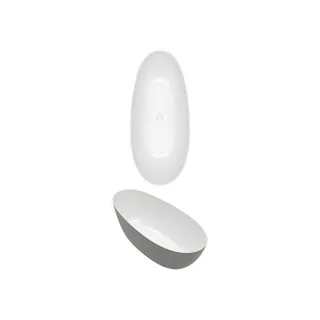 Villeroy und Boch Badewanne Antao 1700x750x500mm Q170TAO7F2BCV01 Freistehend Colour On Demand Weiß Alpin