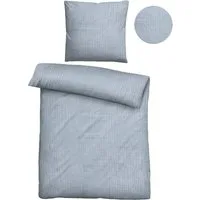 Biberna Bettwäsche Thea, Musselin, 2 teilig, feines, weiches + leichtes Gewebe aus 100% Baumwolle,Sommer