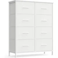 SONGMICS Kommode Schrank mit 5/6/7/8/9 Schubladen, Aufbewahrungsschrank, Stahl, MDF, Vliesstoff, für Schlafzimmer