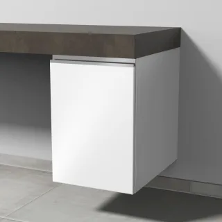 Sanipa Anbau-/Solitärschrank Anschlag links 2morrow (L2390L) 510x350x520 Weiß-Glanz, L239078L L239078L