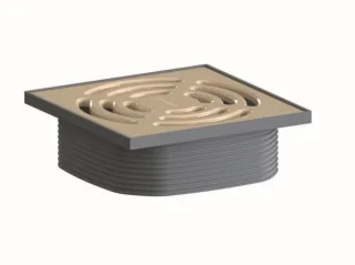 Dallmer Aufsatz DallDrain Pure, beige, 120 x 120 mm, 518170 518170