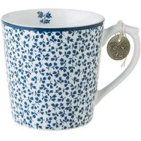 LAURA ASHLEY Tasse Henkelbecher Blueprint Floris (Groß)