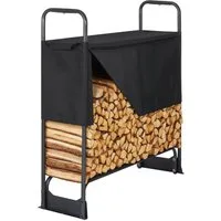 osoltus Kaminholzregal osoltus Kaminholzregal Brennholzregal 132 x 117 cm mit Abdeckung