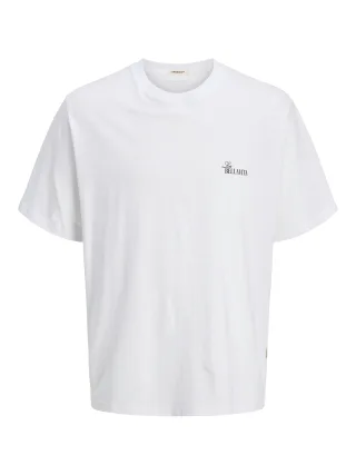 JACK&JONES - JORHYDRA CUTOUT TEE SS CREW NECK bright white - Gr. - S