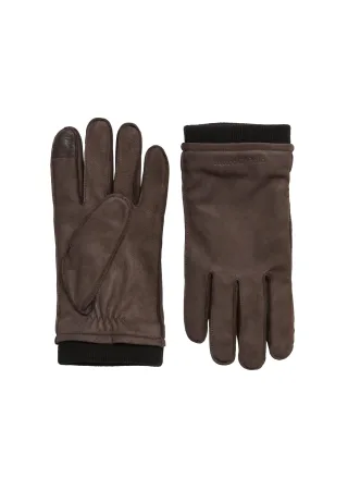 Marc OPolo Casual - Lederhandschuhe Chocolate Brown - Gr. - M