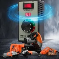 VIVIHEYDAY Steckdose Motordrehzahlregler, Wechselstrommotoren Elektrischer Ventilator, Drehzahlregler Variabler Motorregler