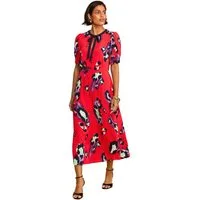 Love & Roses Midikleid Love & Roses Midikleid, Mohnblumen-Print, Regular (1-tlg)