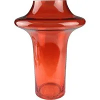 AM Design Dekovase Lebendige, orangefarbene Glasvase, bringt Farbe und Leben in Ihren Raum
