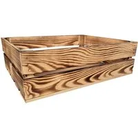 sunnypillow Holzkiste Holzkisten Obstkisten Apfelkisten in vielen Farben zur Auswahl, Einzelkiste 50x40x15cm