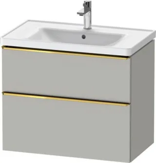 Duravit D-Neo Waschtischunterbau wandhängend Betongrau Matt 784x452x625 mm - DE4355034070000 DE4355034070000