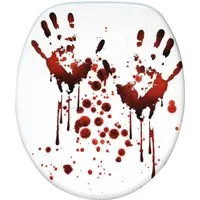 Sanilo WC-Sitz Blood Hands, universell, leichte Montage, hochwertig & modern