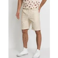 bonprix Bermudas aus Leinen-Baumwoll-Mix, Regular Fit, lässiger Stil