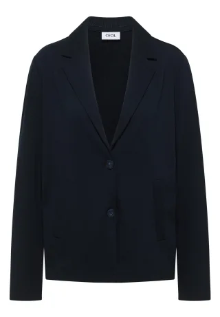 CECIL - Basic Blazer mit Reverskragen universal blue - Gr. - S