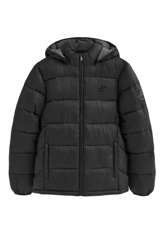 Jacke Ciro schwarz mit Polo Club-Logo