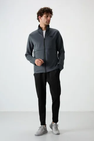 Herren Polyester Scuba Active Set mit Reißverschlusskragen