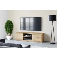 Home affaire Lowboard DINGO, zeitloser TV-Schrank, TV-Board Breite 120 cm, grifflose Fernsehschrank