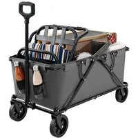 COSTWAY Bollerwagen, faltbar Handwagen, 170L 100kg