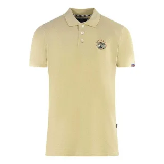 Aquascutum Unisex Erwachsene London Crest Poloshirt (Beige)