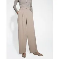OPUS Bundfaltenhose MAIGA EDGY mit leichtem Barrel Leg