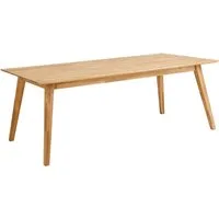 OTTO home Esstisch Lake, Eiche massiv, Breite 150 cm, erweiterbar mit Ansteckplatten