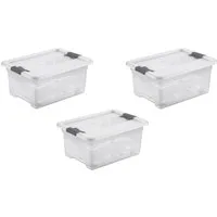 keeeper Organizer cornelia (Set, 3 St), Aufbewahrungsbox, 12 L, mit Deckel, Schiebeverschluss