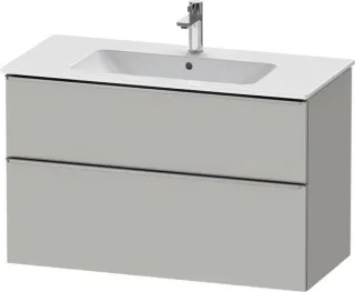Duravit D-Neo Waschtischunterbau wandhängend Betongrau Matt 1010x462x625 mm - DE4363070070000 DE4363070070000