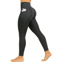 Smilodox Leggings SoftFeel Ilissa, High Waist Yogahose mit Seitentasche, 4-Wege-Stretch Push Up Booty Scrunch Hose, atmungsaktiv & schnelltrocknend, Pilates