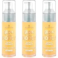 Essence Primer glow like HONEY DEWY PRIMER, 3-tlg.
