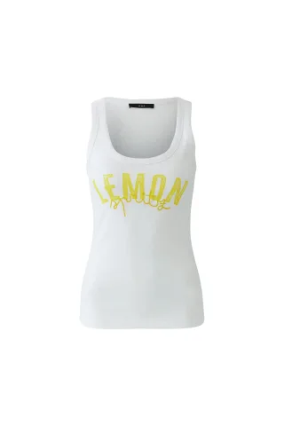 Oui - Tank Top optic white - Gr. - 38