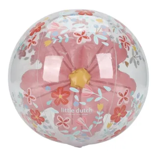 Little Dutch Strandball Rosa Blumen