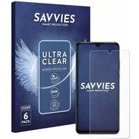 Savvies Displayschutzfolie Schutzfolie für Huawei P30 lite New Edition, 6 Stück, Displayschutz Schutz Folie Klar Transparent