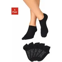 Bench. Sneakersocken Niedrige Sneaker Socken, Damen Baumwolle Sportsocken Atmungsaktiv (Packung, 5-Paar) für modische Sneaker-Schuhe