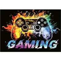 LA CUTE Bodenschutzmatte Gaming Stuhl Matte Bodenschutz rutschfest 60x90 cm, Schmutzabweisende Schutzmatte für Gaming- und Bürostühle, Gaming-Bodenschutzmatte 60x90 cm für Stühle und Sessel, Strapazierfähige Gaming-Matte mit rutschfester Unterseite