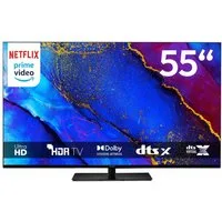 Medion® MD855400 LCD-LED Fernseher (138.8 cm/55 Zoll, 4K Ultra HD, Smart-TV, Dolby Vision, Dolby Atmos, Playstore, Netflix, HBO Max, Prime Video)