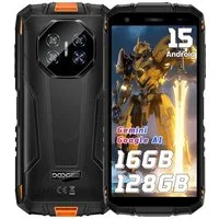 DOOGEE Fire 3 Pro 16GB RAM+128GB ROM Android 15 Outdoor Smartphone (13,96 cm/5.5 Zoll, 128 GB Speicherplatz, 16 MP Kamera, 5,5'' Display, IP68/IP69, 16MP Kamera, 8350mAh, NFC, OTG, GPS)