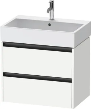 Duravit Ketho.2 Waschtischunterbau wandhängend Weiß Matt 684x460x549 mm - K25276018180000 K25276018180000