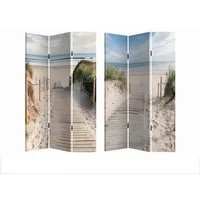 HTI-Line Paravent Paravent Beach (Stück, 1 St., 1 Paravent), Raumteiler Sichtschutz Trennwand