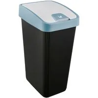 keeeper Mülleimer magne, Abfallbehälter mit Flip-Deckel, 40 x 30 x 61,5 cm, 45 l, komfortabler Soft-Touch-Point, Made in Europe