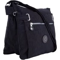 compagno Henkeltasche, Sportive Umhänge-Tasche 3-Fächer mit viel Stauraum Reise Kuriertasche