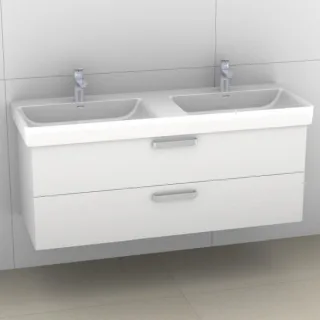 Artiqua 415 Waschtischunterschrank für Pro S 814968 Weiß Hochglanz, 415-WU2L-L59-7016-68 415-WU2L-L59-7016-68