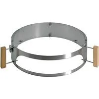 Smokin' PizzaRing für 57cm Kugelgrill silber