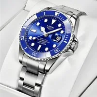 Lige Quarzuhr Luxus Armband Uhr Herren Damen Wasserdicht Sport Taucher