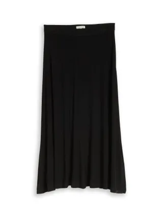 Tom Tailor - Jersey Midi-Rock deep black - Gr. - 42